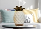 120ml Custom Ceramic White Pineapple Oil Diffuser Aromatherapy Mist Humidifier