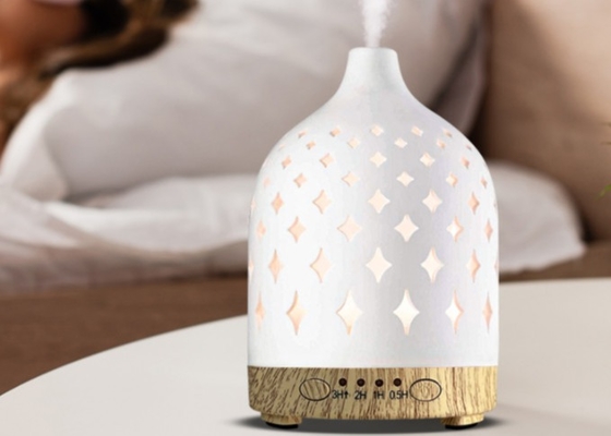 diffusore domestico ceramico Mini Essential Oil Diffuser di fragranza dell'umidificatore del purificatore dell'aria di nuova progettazione dell'elettrodomestico 200ml