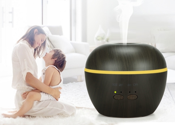 Diffusore manuale dell'aria dell'umidificatore 250ml del nebulizzatore 7 di colori del grano di legno leggero ultrasonico del purificatore