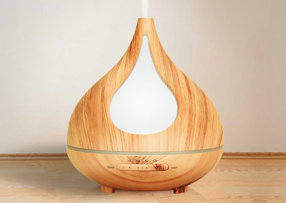 Diffusore ultrasonico elettrico di fragranza dell'olio essenziale dell'aroma del mini USB di legno di 200ML portatile da tavolino del grano